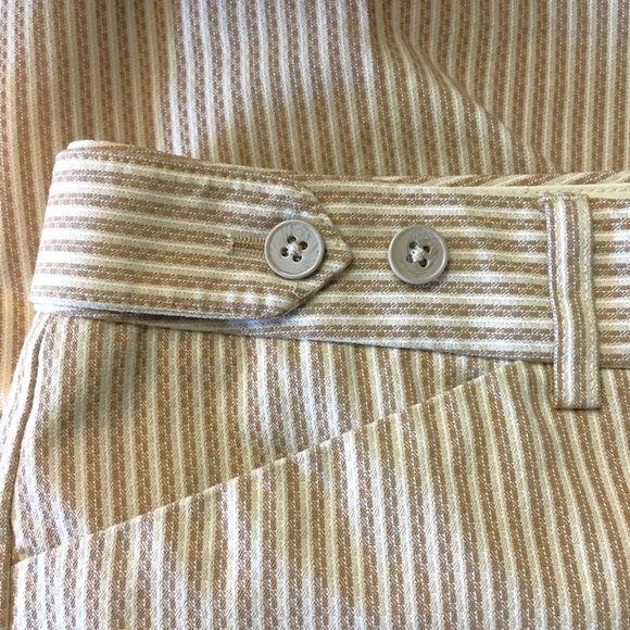 EXPRESS DESIGN STUDIO "City Editor" Striped Bermuda Shorts SIZE 8 - Picture 4 of 11